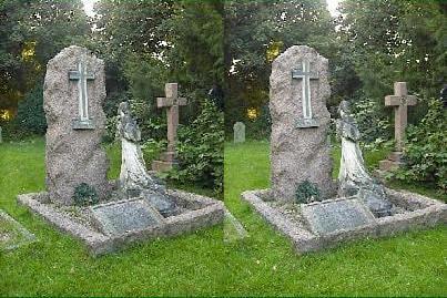 'Angel' gravestone in 3D