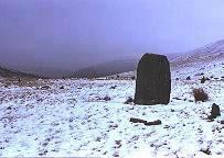 The Cerrig Duon stone circle in the Brecon Beacons, Powys