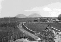 The Paps of Jura seen from the top of Cnoc Seandda (65 KB)