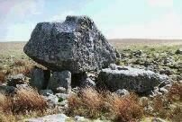 Maen Ceti chambered cairn, Gower, photographed in April 1987 (121 KB)
