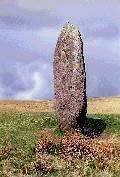 Maen Llia standing stone, Breconshire, photographed in May 1987 (134 KB)