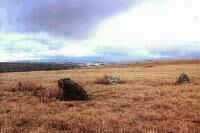 Trecastell stone circle, Brecon Beacons, photographed in March 1987 (65 KB)