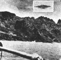 The object passes over Galo Crest Peak on Trindade Island (41 KB)