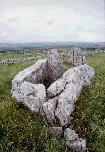 Five Wells burial chamber, Derbyshire (Photo: July 1988)
