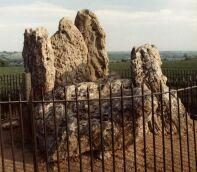 Another view of the Whispering Knights burial chamber (Photo: May 1989)