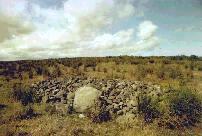 Weetwood Moor round cairn, Northumberland (Photo: July 1989)