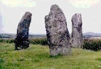 Meini Hirion (Llanfechell) standing stones, Anglesey (Photo: July 1987)