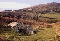 Penmaen Burrows chambered tomb, Gower (Photo: February 1988)