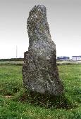 Ty-Mawr standing stone, Anglesey (Photo: July 1987)